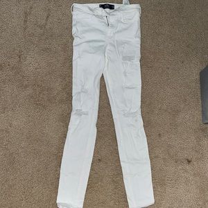 Hollister white skinny jeans size 1R